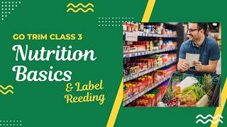 Go Trim class going through basic nutritional education and label reading.