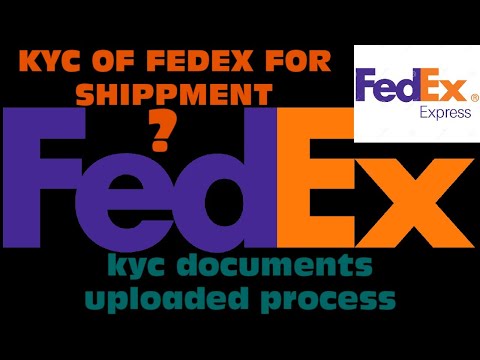 How to do kyc in fedex ll Fedex में KYC kaise kare ll Fedex me KYC kaise kare