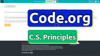 Code.org Lesson 8.8 Color Images  | Tutorial with Answers | Unit 1 CS Principles