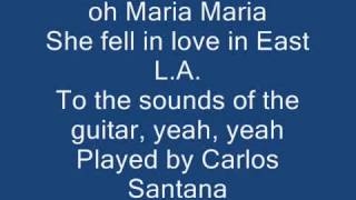 Santana feat  Wyclef Jean   Maria Maria Lyrics By Croquinambourg Team Resimi