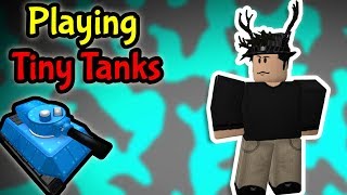 Panda Does MC Plays Roblox Tiny Tanks! For The First Time