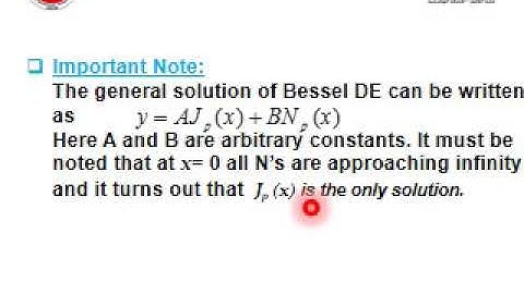 3 Bessel Function of 1st and 2nd kinds