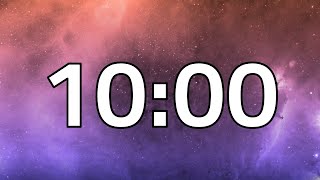 10 Minute Timer with Colorful Backgrounds