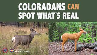Coloradans Can Spot What's Real