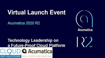 Acumatica 2020 R2 Webinar Launch