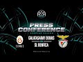 Galatasaray ekmas v sl benfica  press conference  basketball champions league 202324