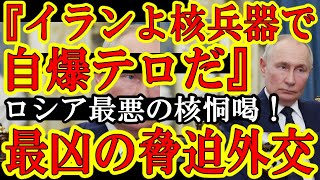 【ロシアが過去最悪の脅し！プーチン『イランよ核兵器で自爆テロだ！核技術は渡すから武装勢力に供与しろ』マジでこういう事だぞ！】NATO『ウ軍が長距離ミサイルでロシア国内攻撃する事を支持』から一気に事態進