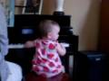 Haley bop at the piano