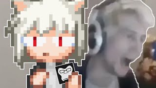 xQc claps fast, but it's Neco Arc