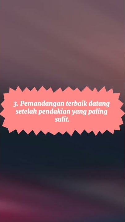 5 kata bijak pendaki gunung #shorts #katakatabijak