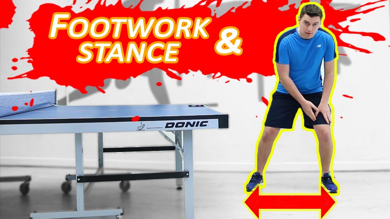 Footwork & Stance for Forehand drive / topspin Table Tennis / Ping
