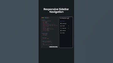 👉 Create a Responsive Sidebar Navigation using HTML, CSS & JavaScript