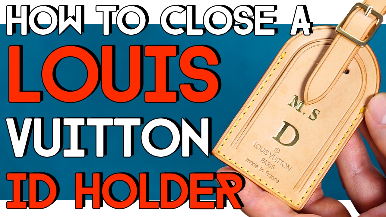 HOW TO CLOSE a LOUIS VUITTON ID HOLDER 