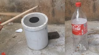 How to make a drum from coca cola bottles