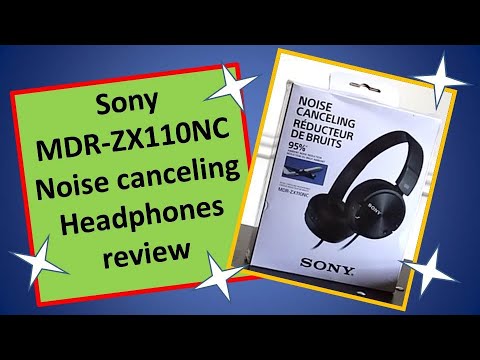 Unboxing and review of Sony MDR-ZX110NA Noise canceling headphones.