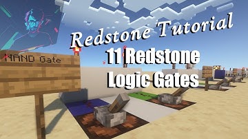 11 Basic Redstone Logic Gates | Minecraft Tutorial