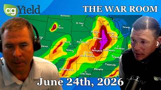 Critical week for July corn contracts & the haves & have nots of Midwest weather | June 24th, 2026