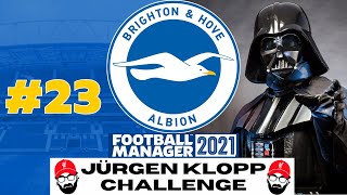 UEFA EUROPA CONFERENCE LEAGUE | #23 | Brighton FM21 | Jürgen Klopp Challenge | Football Manager 2021
