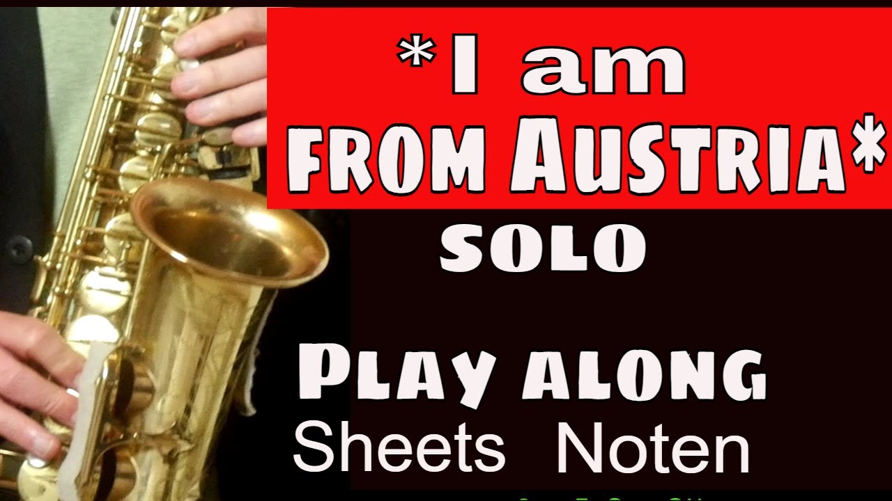 I Am From Austria - Clarinet - Digital Sheet Music