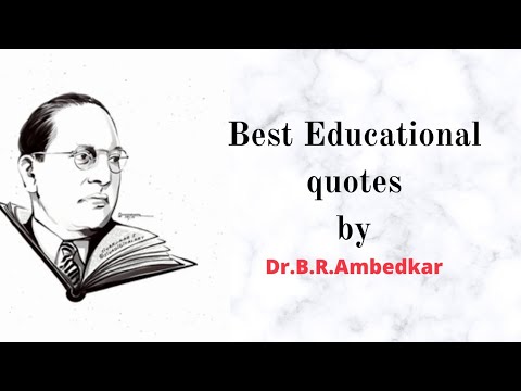 Best Educational Quotes by Dr B R Ambedkar sir quotes Inspirational quotes