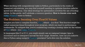 Mastering numpy.float16: Iterating Through All Possible Float16 Values in Python
