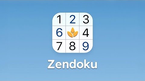 Zendoku-Sudoku Game (by UniRise Digital Studio) IOS Gameplay Video (HD)