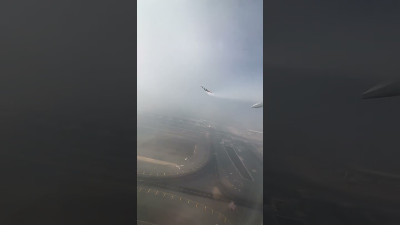 റൺവേയിൽ നിന്ന് പുറപ്പെടുന്ന വിമാനം 🛫ദുബായ്ക്കു മുകളിലൂടെ പറക്കുന്നത് കാണാം...🤩😍Flight Take Off…🛫