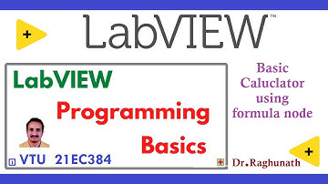 #BEC358A   Build a Virtual Instrument that simulates a Basic Calculator (formula node) in LabView