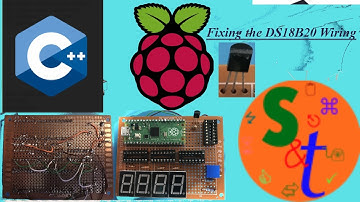 Correcting the wiring for DS18B20 for the Raspberry Pi Pico Temperature module