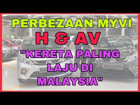 PERODUA MYVI H  perbezaan antara model  TIADA SKRIN 