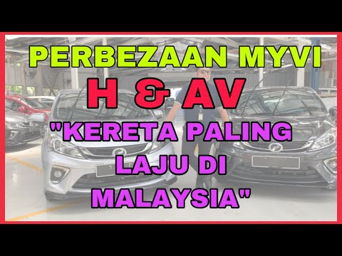 PERODUA MYVI H  | perbezaan antara model | TIADA SKRIN SESENTUH??