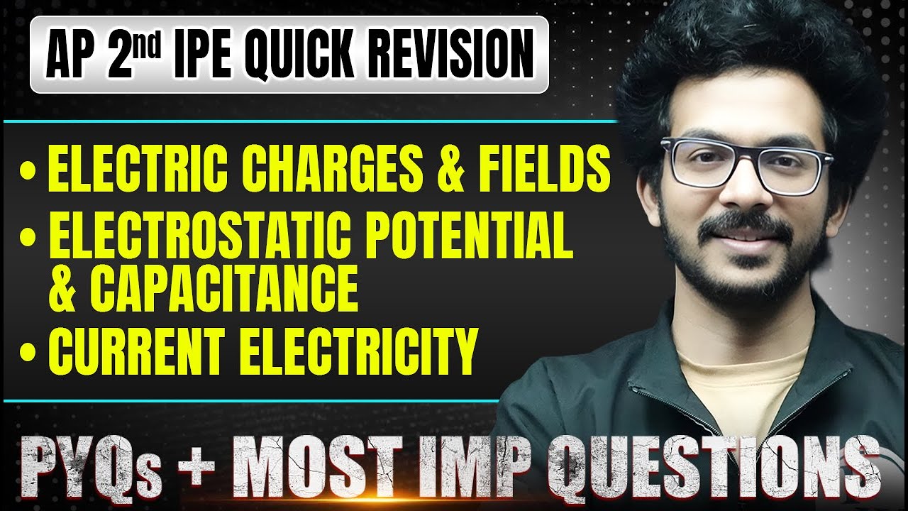 Current Electricity & Other Imp Chapters | AP Inter 2nd Year | Physics | Most Imp Questions & PYQs
