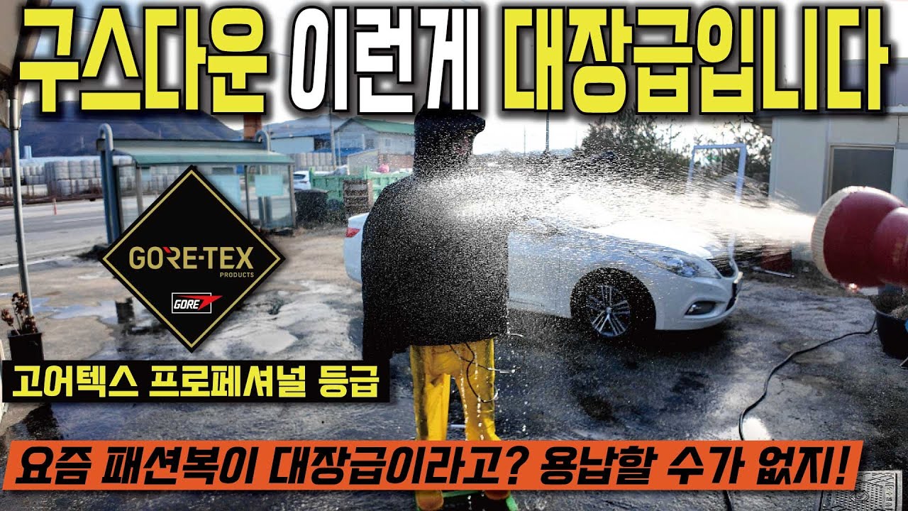 대한민국 워크웨어 볼디스트에서 드디어 끝판왕 구스다운 출시했네요 밀스펙 고어텍스 프로페셔널을 탑재했습니다