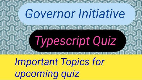 GOVERNOR INITIATIVE IT COURSE  IMPORTANT TOPICS  FOR EXAM QUIZ