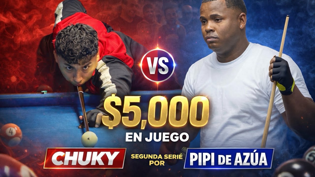 Pipi de Azúa vs Chuky de Perú- segunda serie $5000 dólares