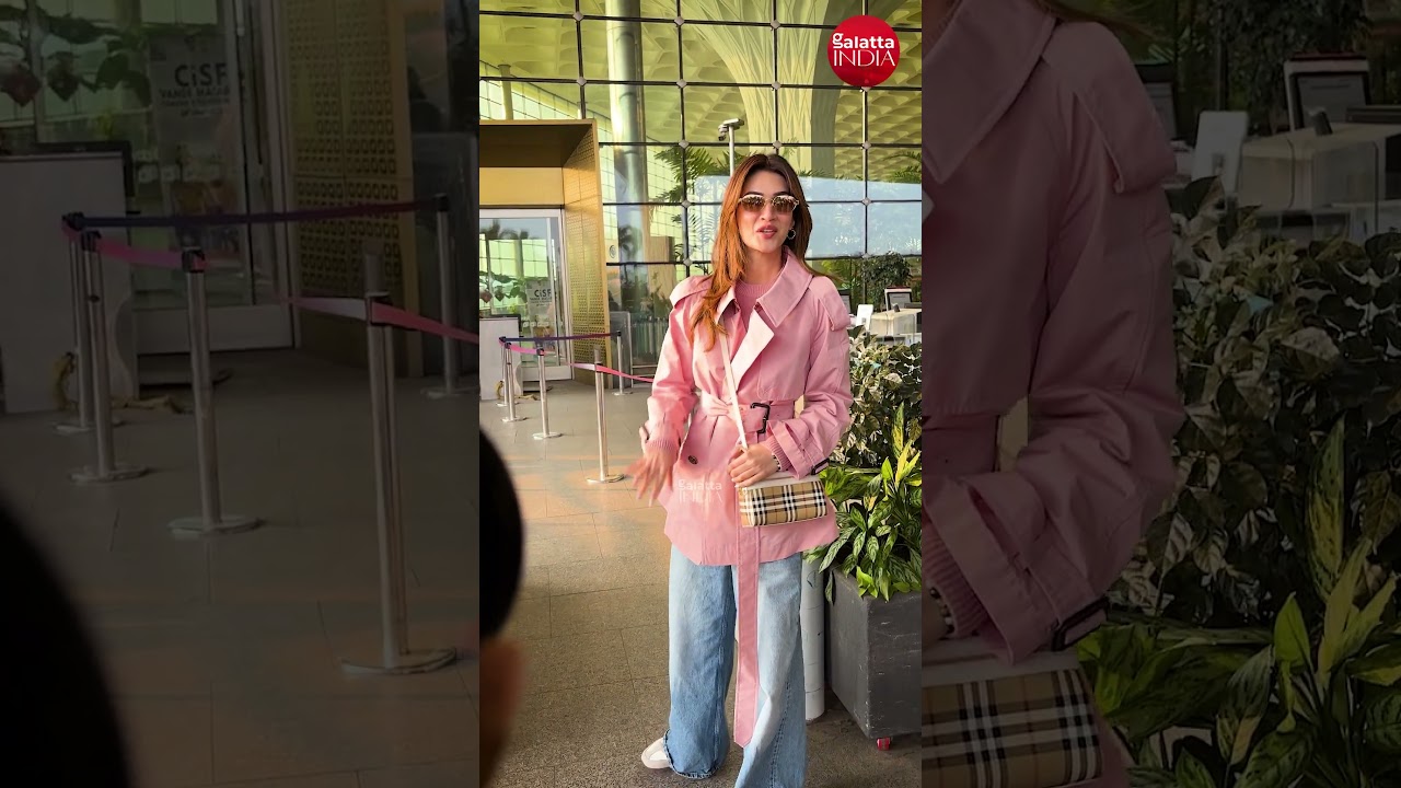 Kriti Sanon Keeps It Simple & Classy at the Airport ✨