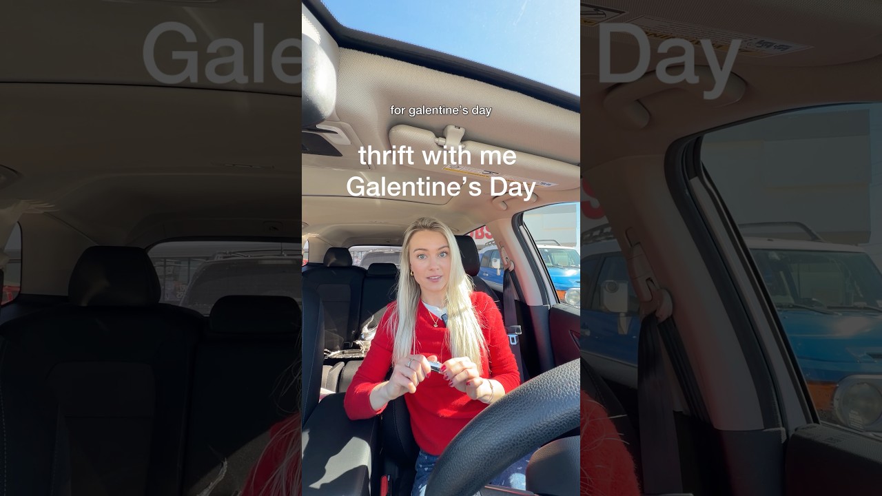 thrifting for galentine’s 🎀 