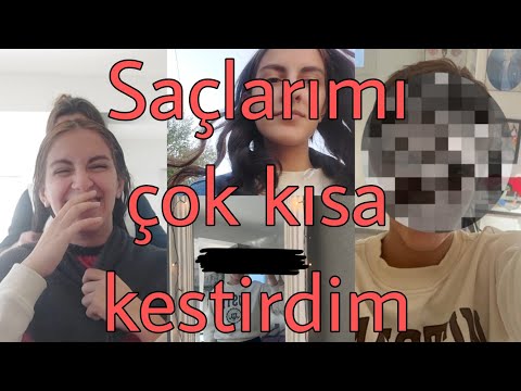 Saçlarımı Kısacık Kestirdim.