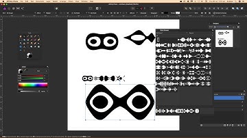 Glyph browser and fonts in Affinity Photo tutorial