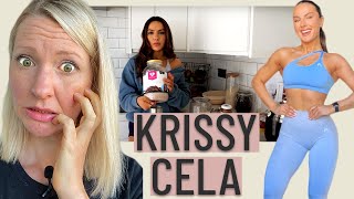 Dietitian Reviews Krissy Cela's Diet (WOW... thats a LOT of supplements)