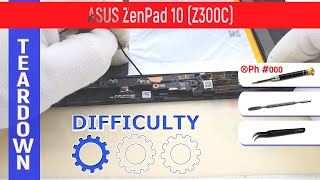 Asus Zenpad 10 Z300Cg 📱 Teardown Take Apart Tutorial