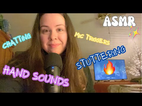 🔔 HAND SOUNDS 🖐🏻 STUTTERING 👄 AND RAMBLING YOU UP 🎤- FAST and AGGRESSIVE ASMR