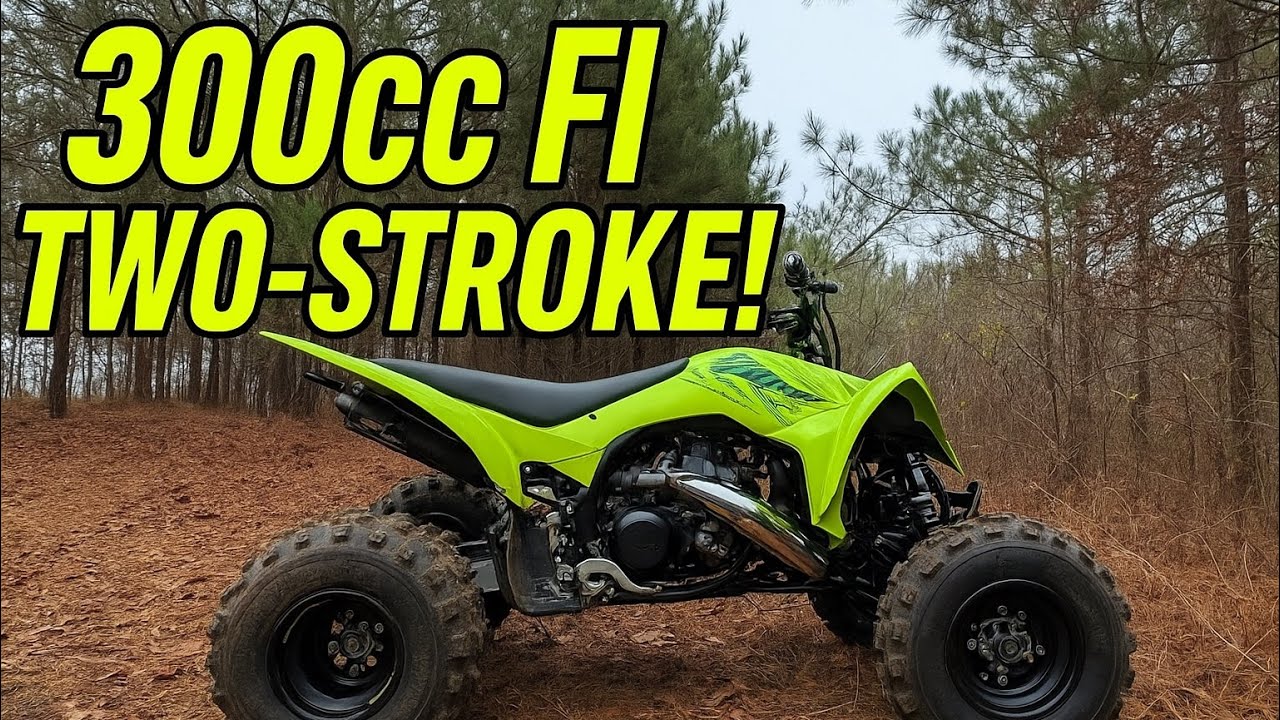 Yamaha YFZ-3 2025 года, двухтактный, с системой впрыска топлива!