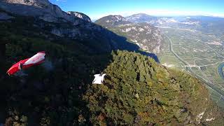 Windy Wingsuit Flight at Paganella  Berlin Base Team