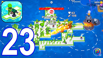 War of Rafts: Crazy Sea Battle - Gameplay Walkthrough Part 23 Raft Army Commander (Android,iOS)