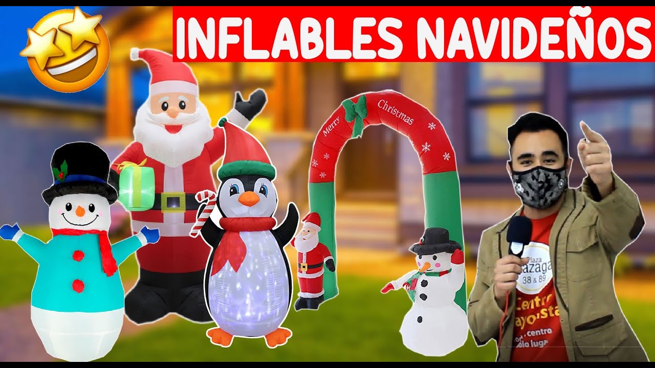 Los MEJORES INFLABLES NAVIDEÑOS 🎄🎅 ¡Super baratos! | Plaza Izazaga 38