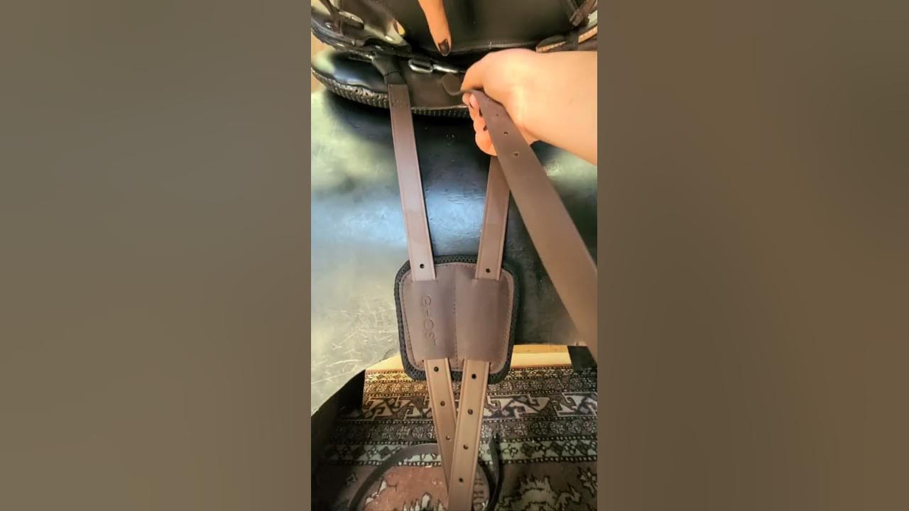 How to set up the English stirrup leathers on a Ghost saddle. YouTube