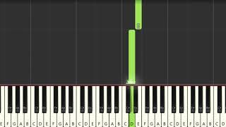 I Love You Truly Carrie Jacobs Bond [Easy Piano Tutorial] (Synthesia) Right Hand Only