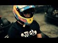 Fernando alonso and felipe massa battle it out with gokarts