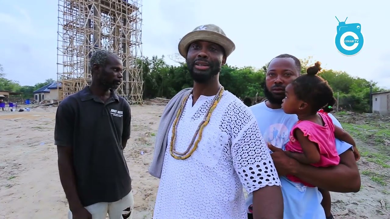 Torgbi Badu IV visits Anyako water station site.